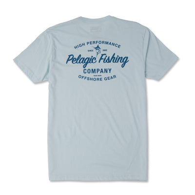 Pelagic Fish Co Premium Mens Graphic Heather Tee Grey XL
