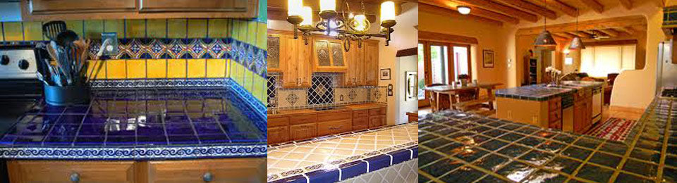 Kitchen Countertops Mexican Tile Designs