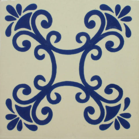 Especial Decorative Tile - San Miguel Azul – Mexican Tile Designs