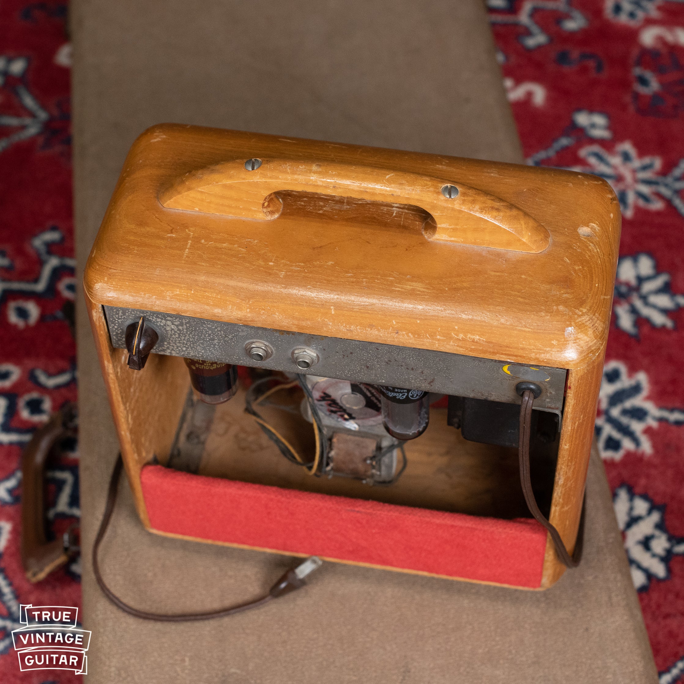 1946 Fender Princeton Amp woody cabinet