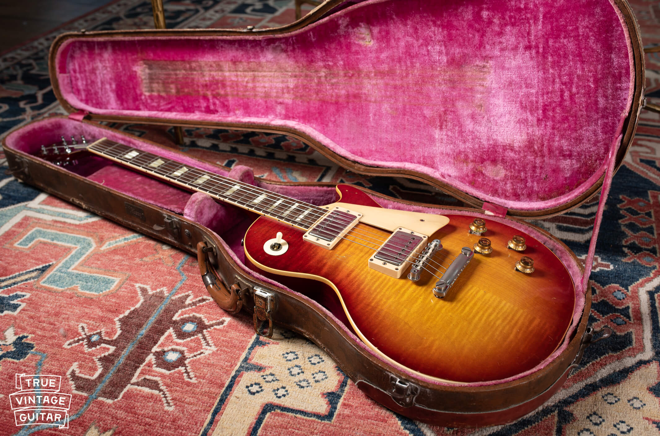1958 Gibson Les Paul Standard Burst True Vintage Guitar from Norway