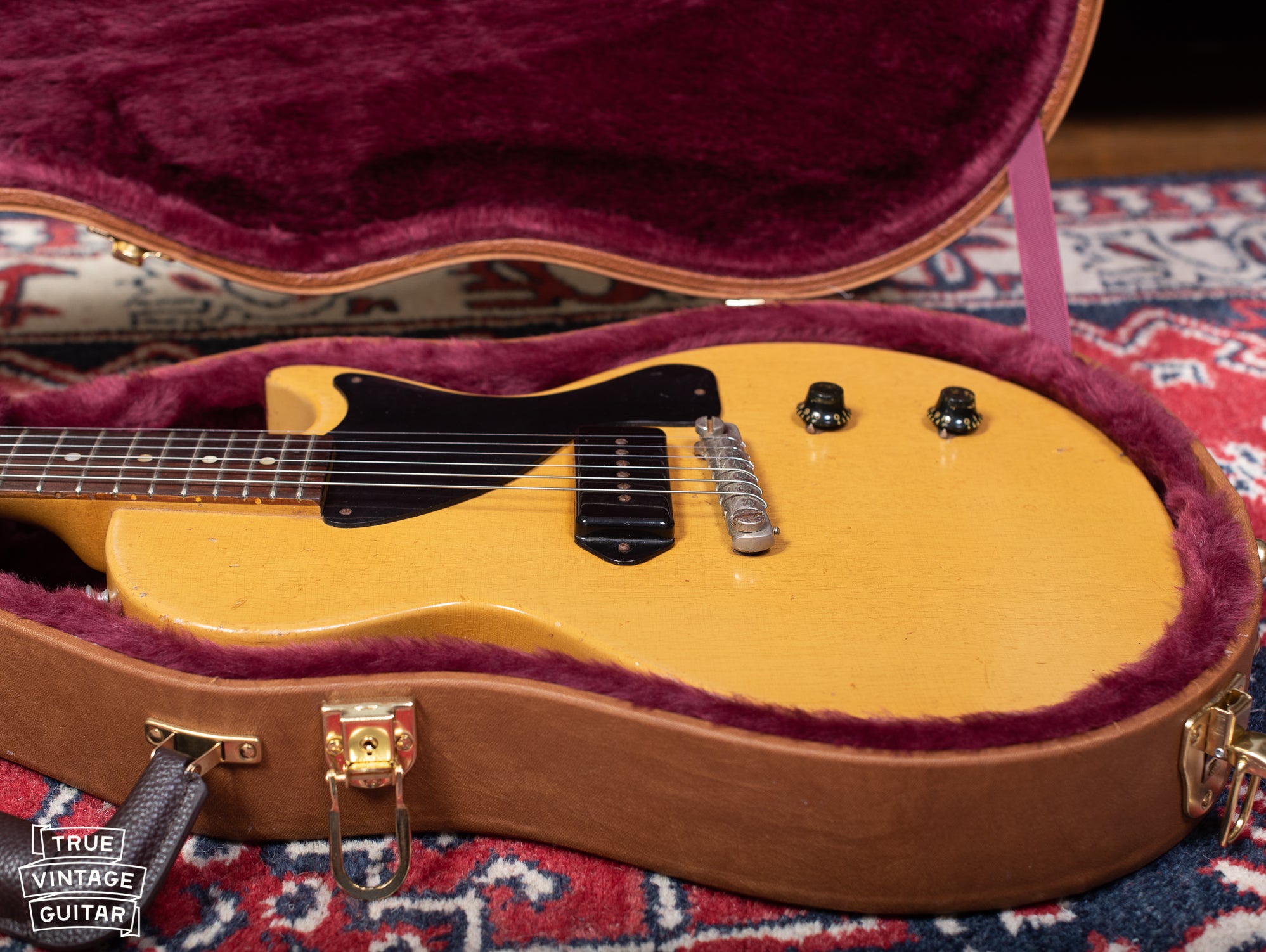 Vintage 1950s Gibson Les Paul yellow