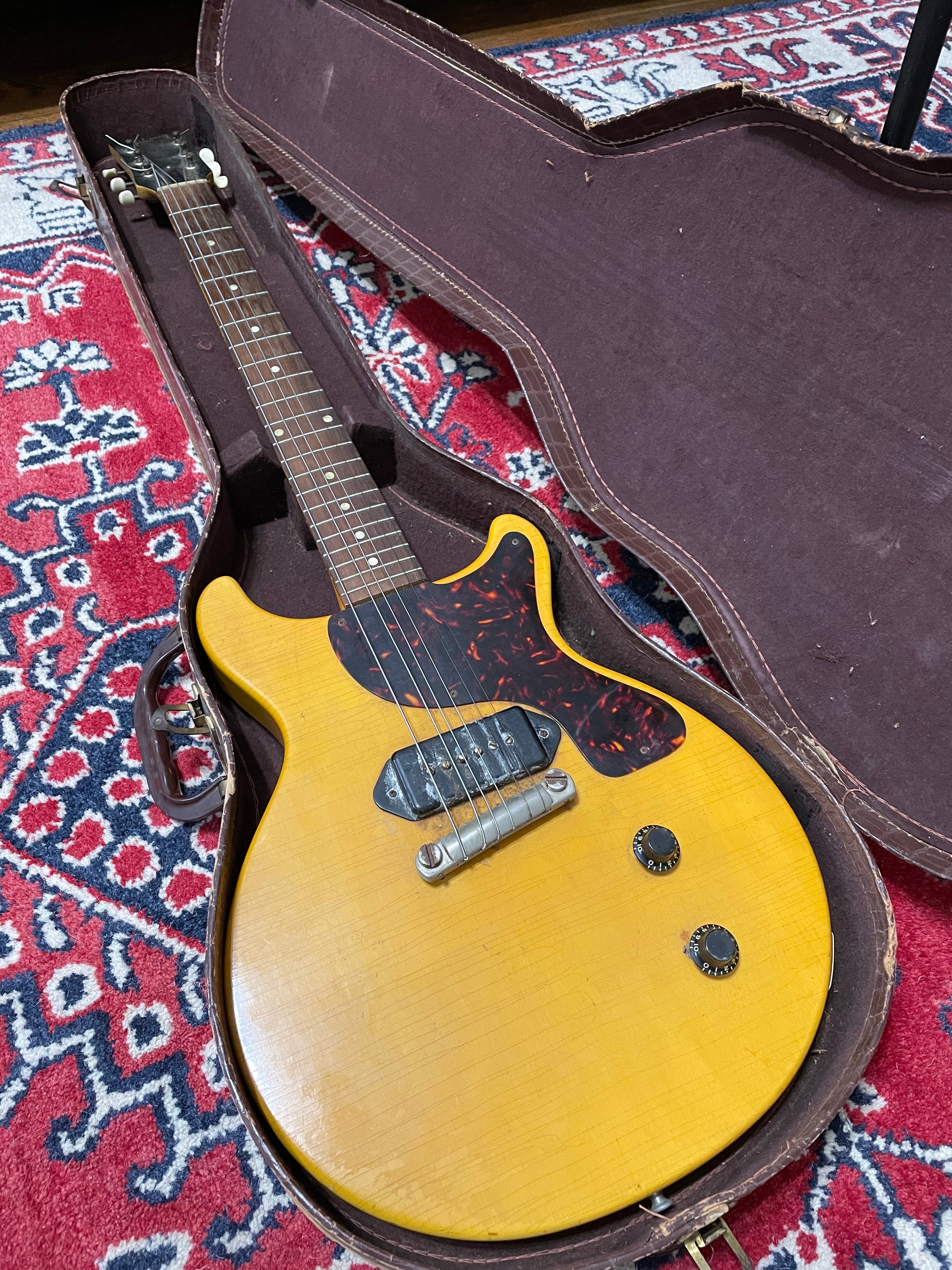 1958 Gibson Les Paul TV Model yellow guitar