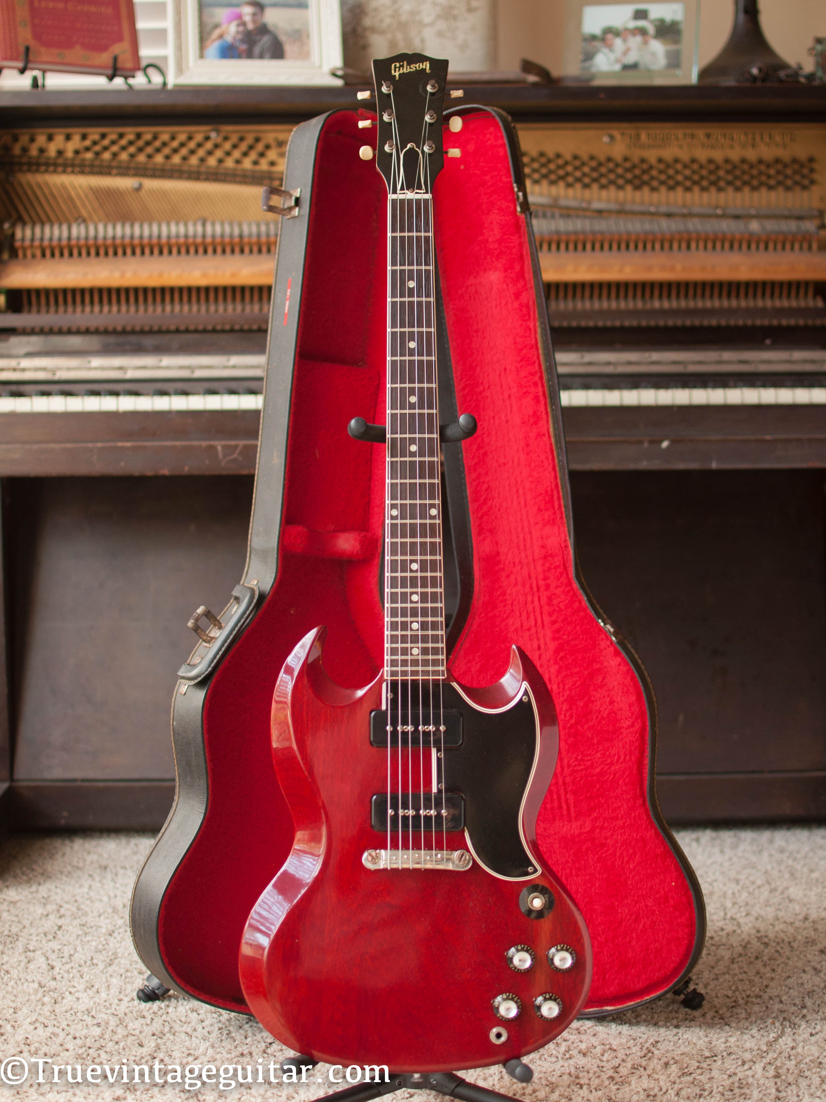 1962 Gibson SG Special cherry red electric guitar
