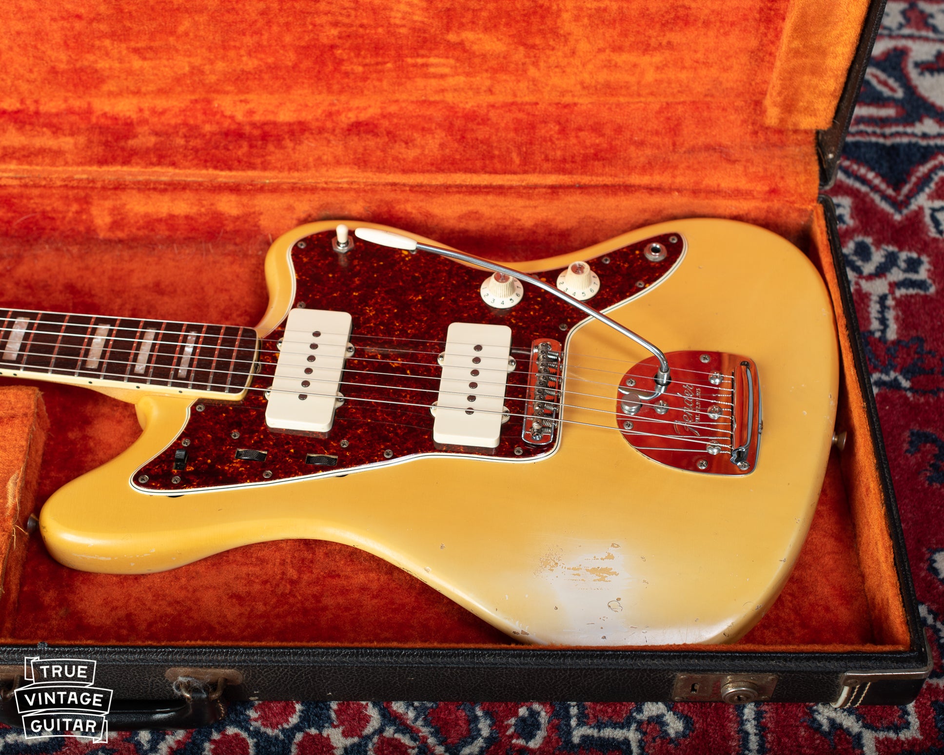 1967 Fender Jazzmaster Blond Ash custom color in original case