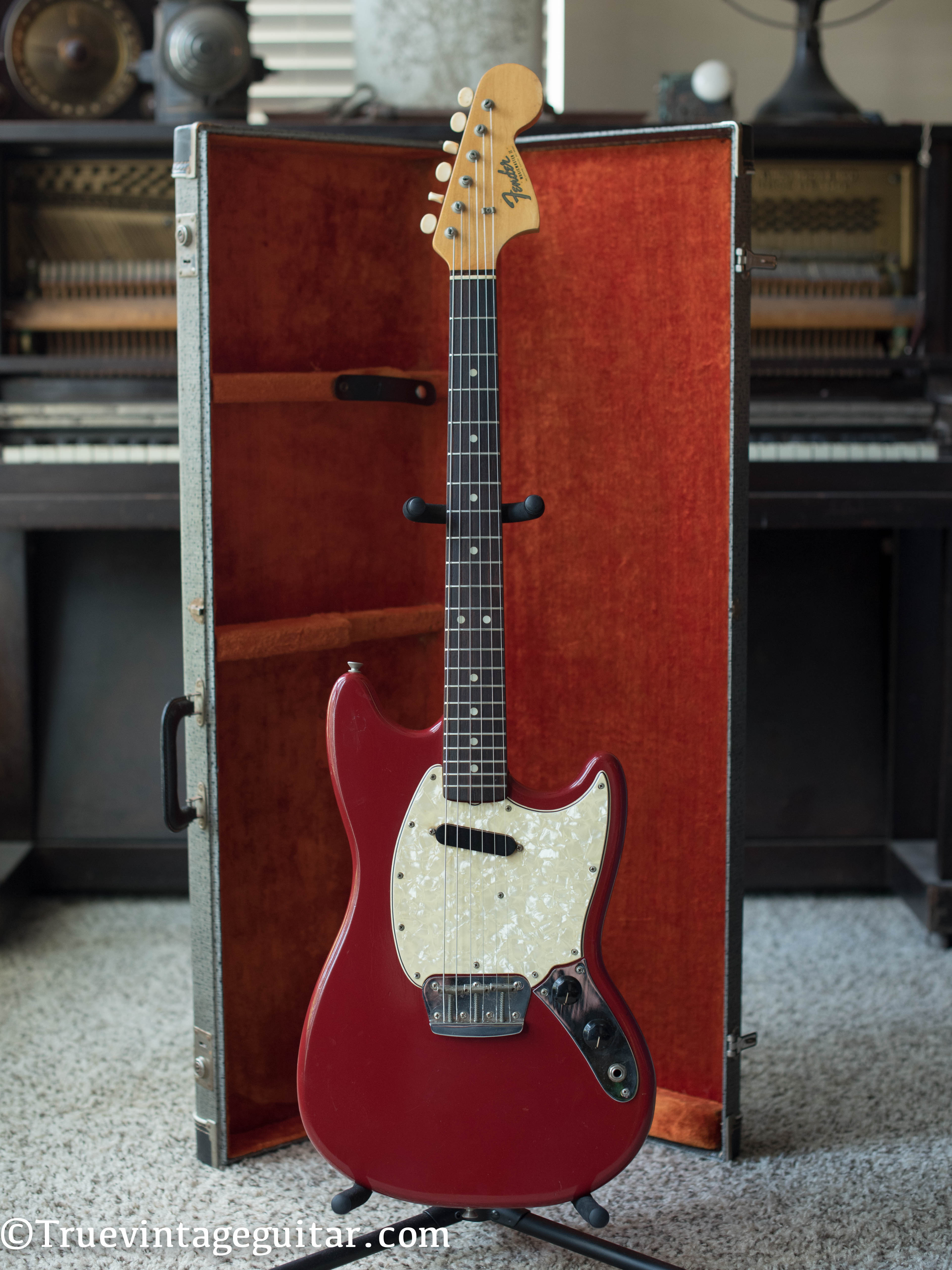 1967 Fender Musicmaster II Red – True Vintage Guitar