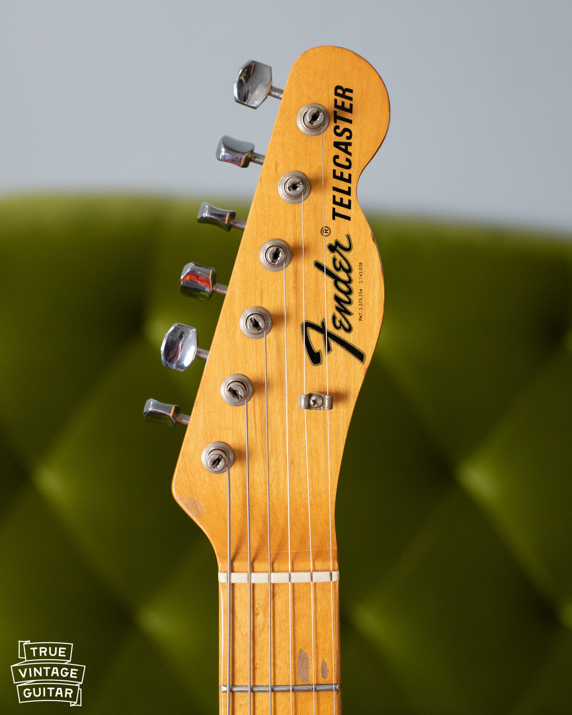 Fender Telecaster headstock 1968