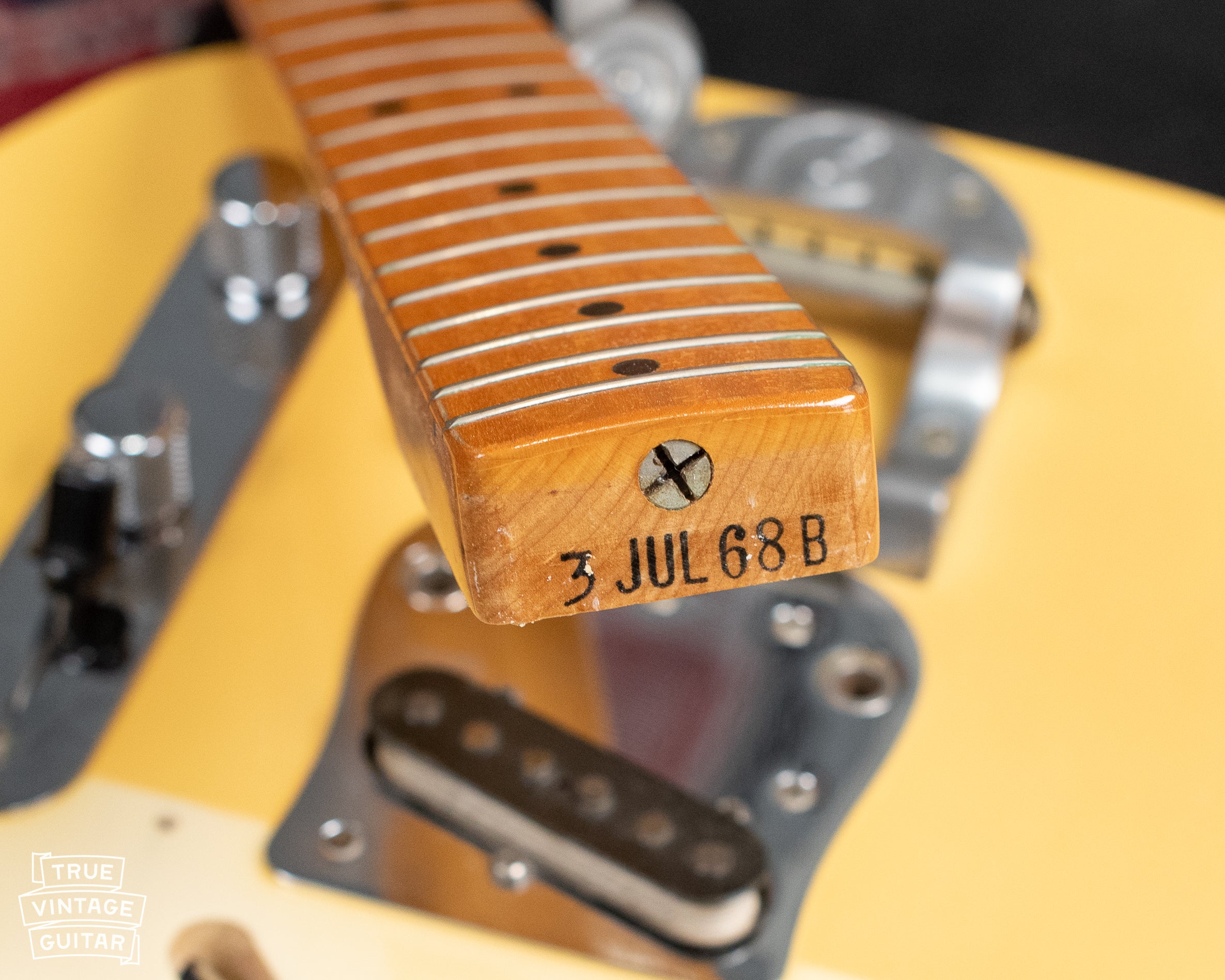 How to date Fender Telecaster vintage 1960s 1950s