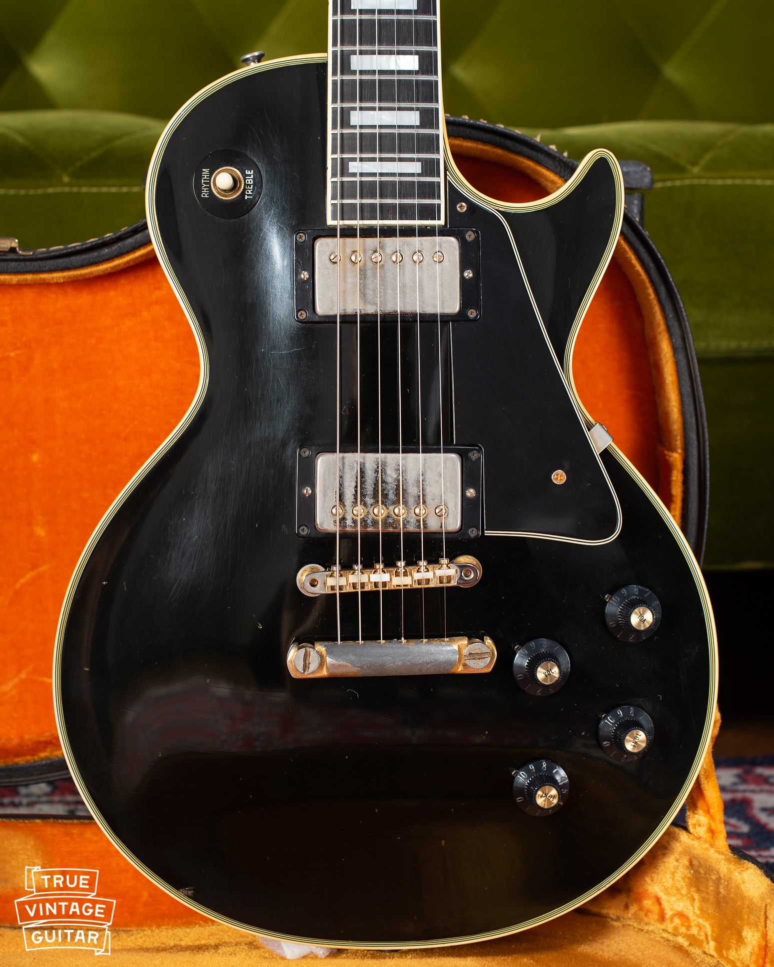 1968 Gibson Les Paul guitar black