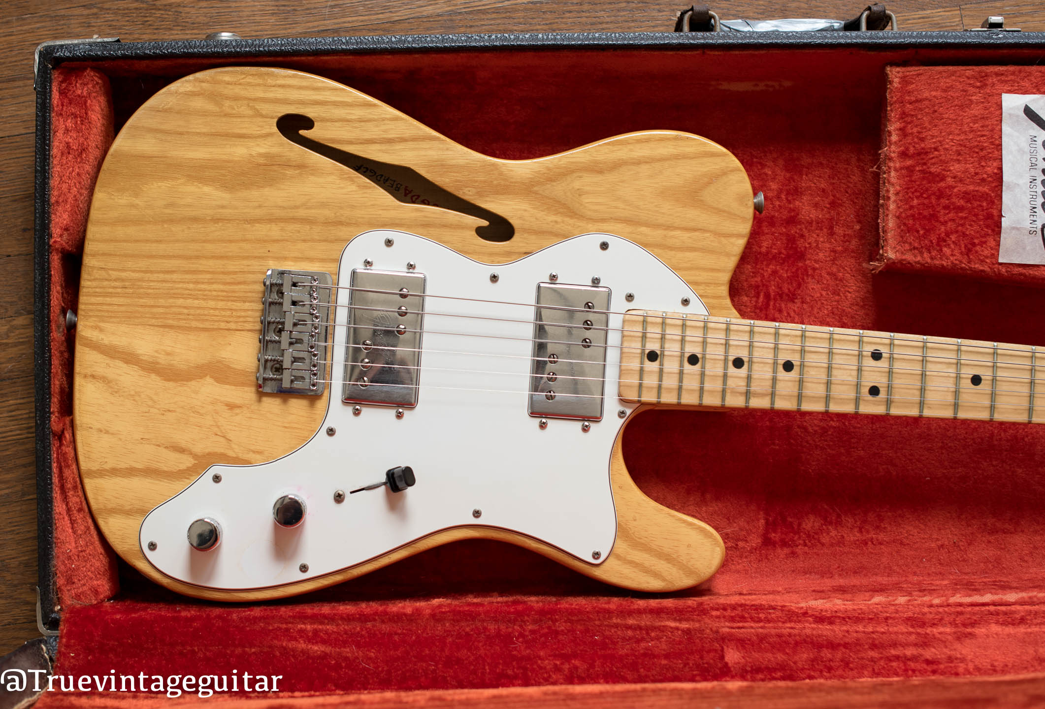 Fender Telecaster Thinline 1974 Version 2 wide range humbucker