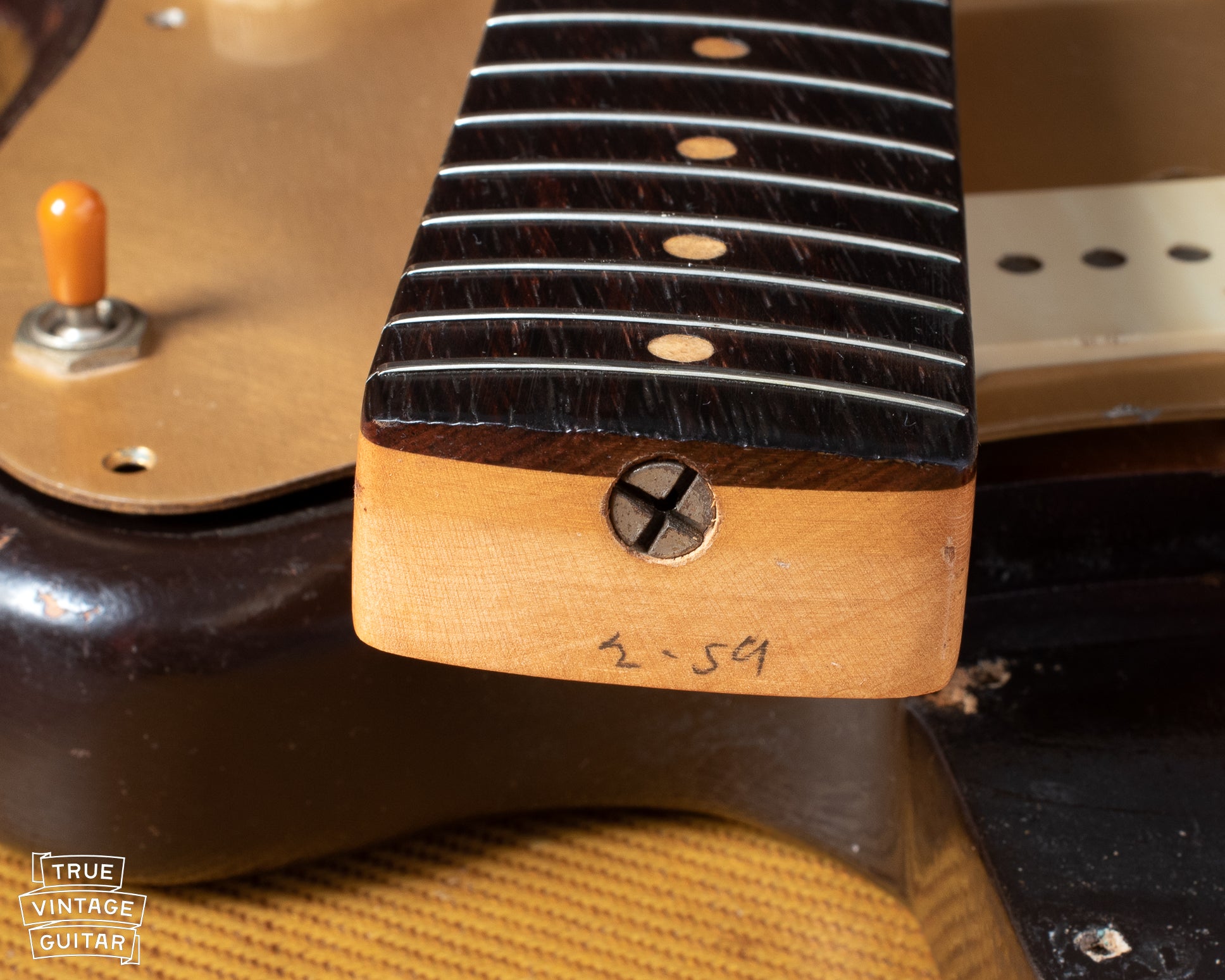 1959 Jazzmaster neck heel date