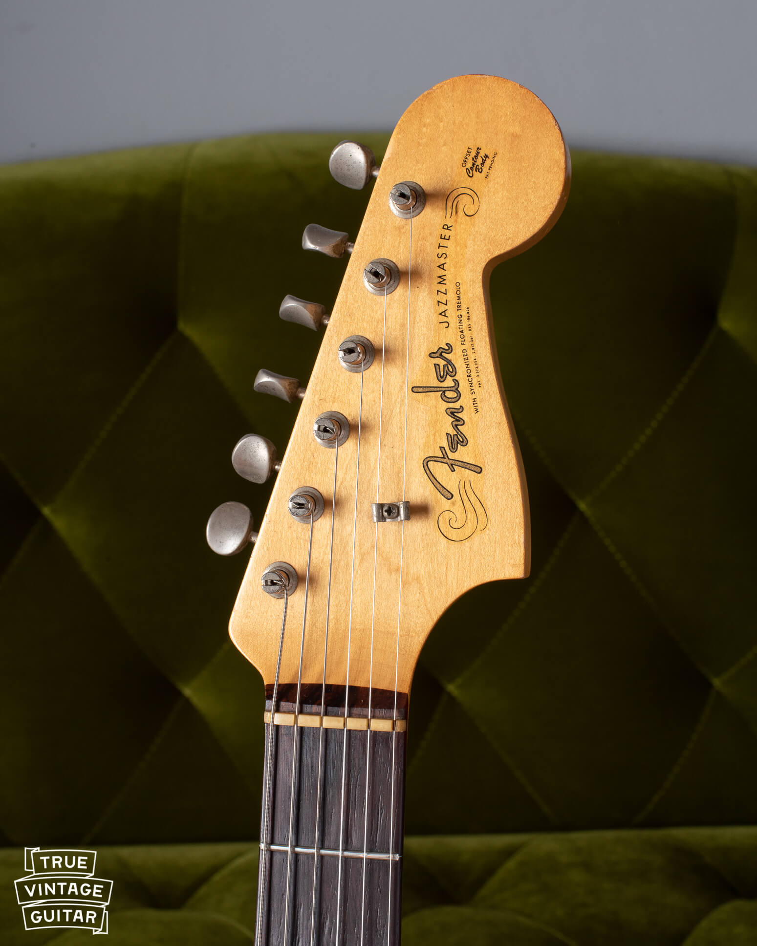 Fender Jazzmaster 1961 neck with slab fretboard