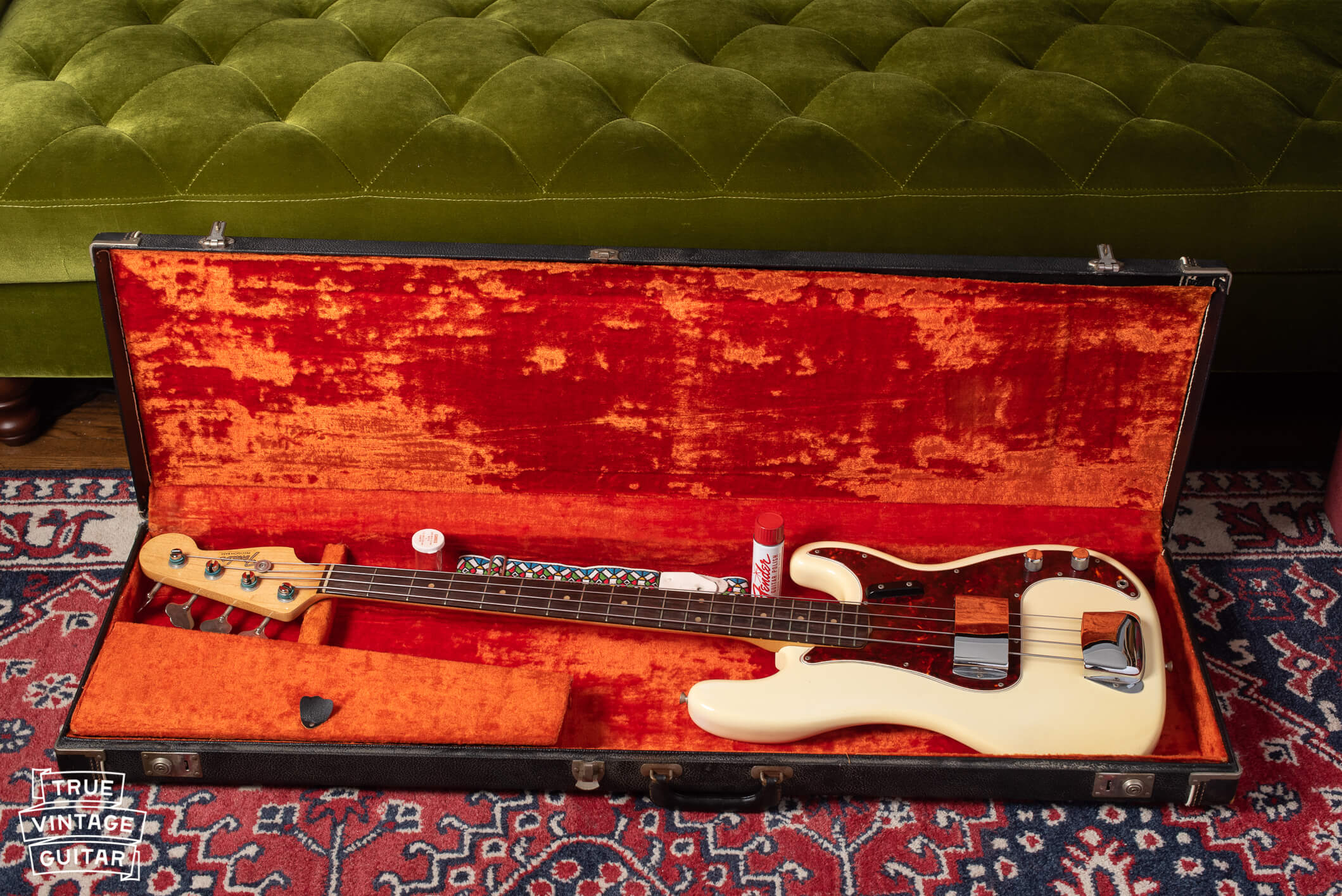 1965 Fender Precision Bass Olympic White values and where to sell