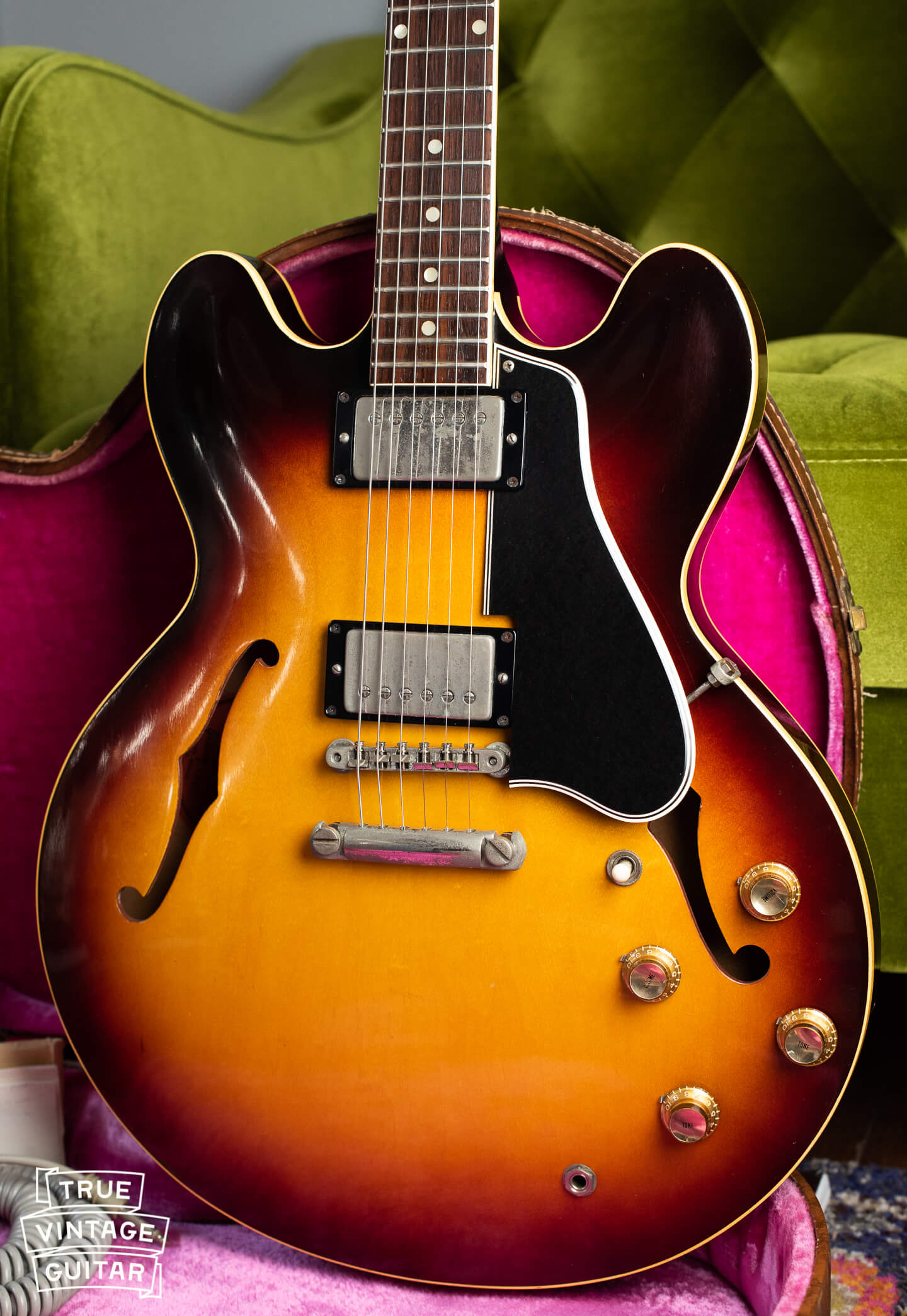 1960 Gibson ES-335 with stop bar tailpiece