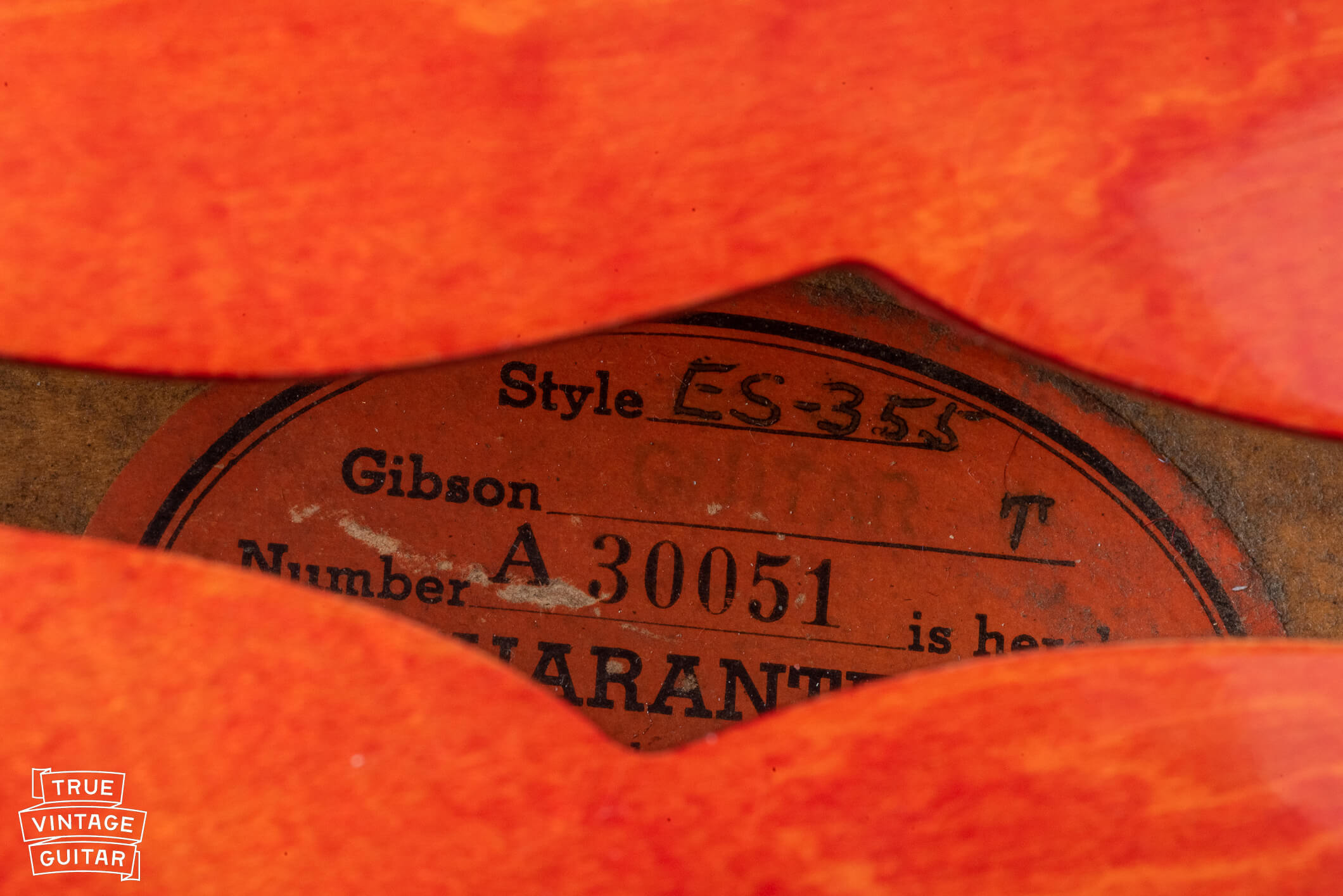 1959 Gibson Serial Number A30051