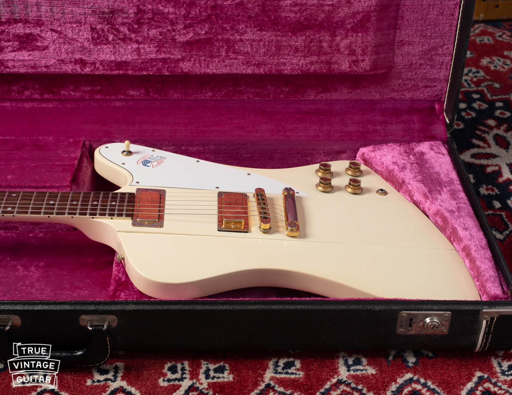 Gibson Firebird custom color White 1960s 1970s guitar