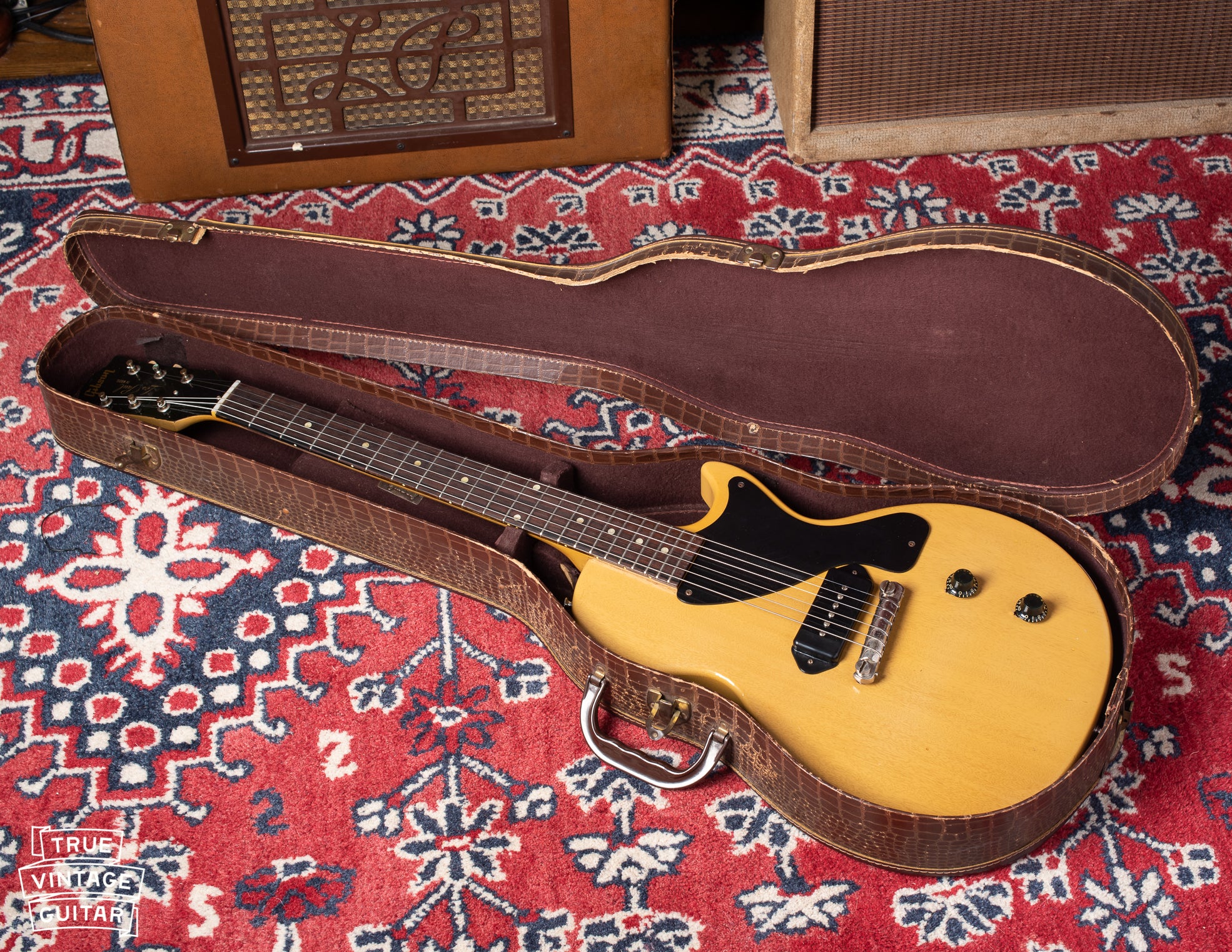 Gibson Les Paul TV Yellow 1956 in original brown case