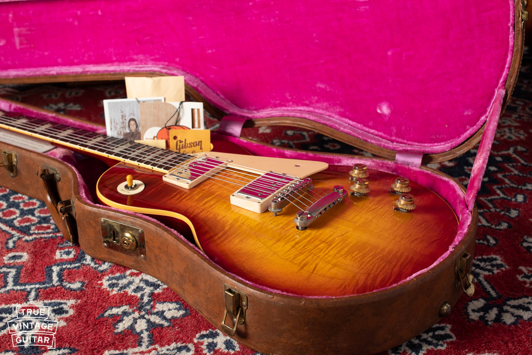 Gibson Les Paul 1960 burst with flame Maple top figure