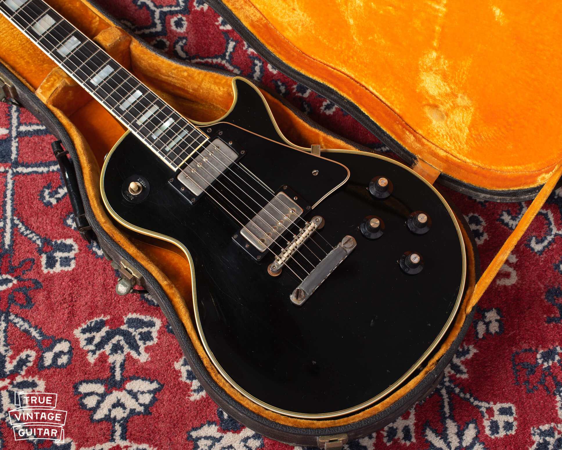 Gibson Les Paul Custom black guitar 1969