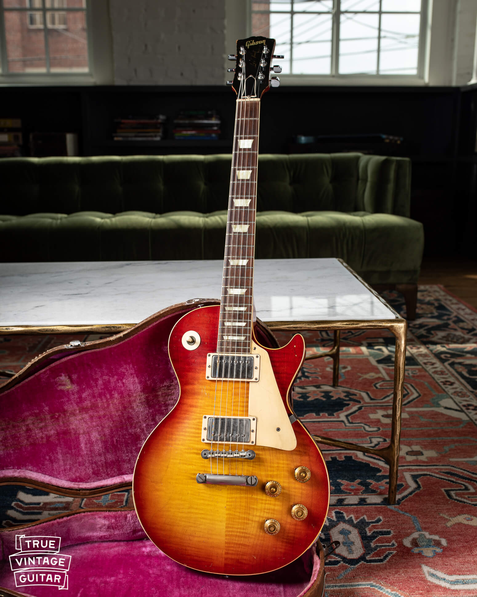 Gibson Les Paul Model with Cherry Sunburst finish made in 1958