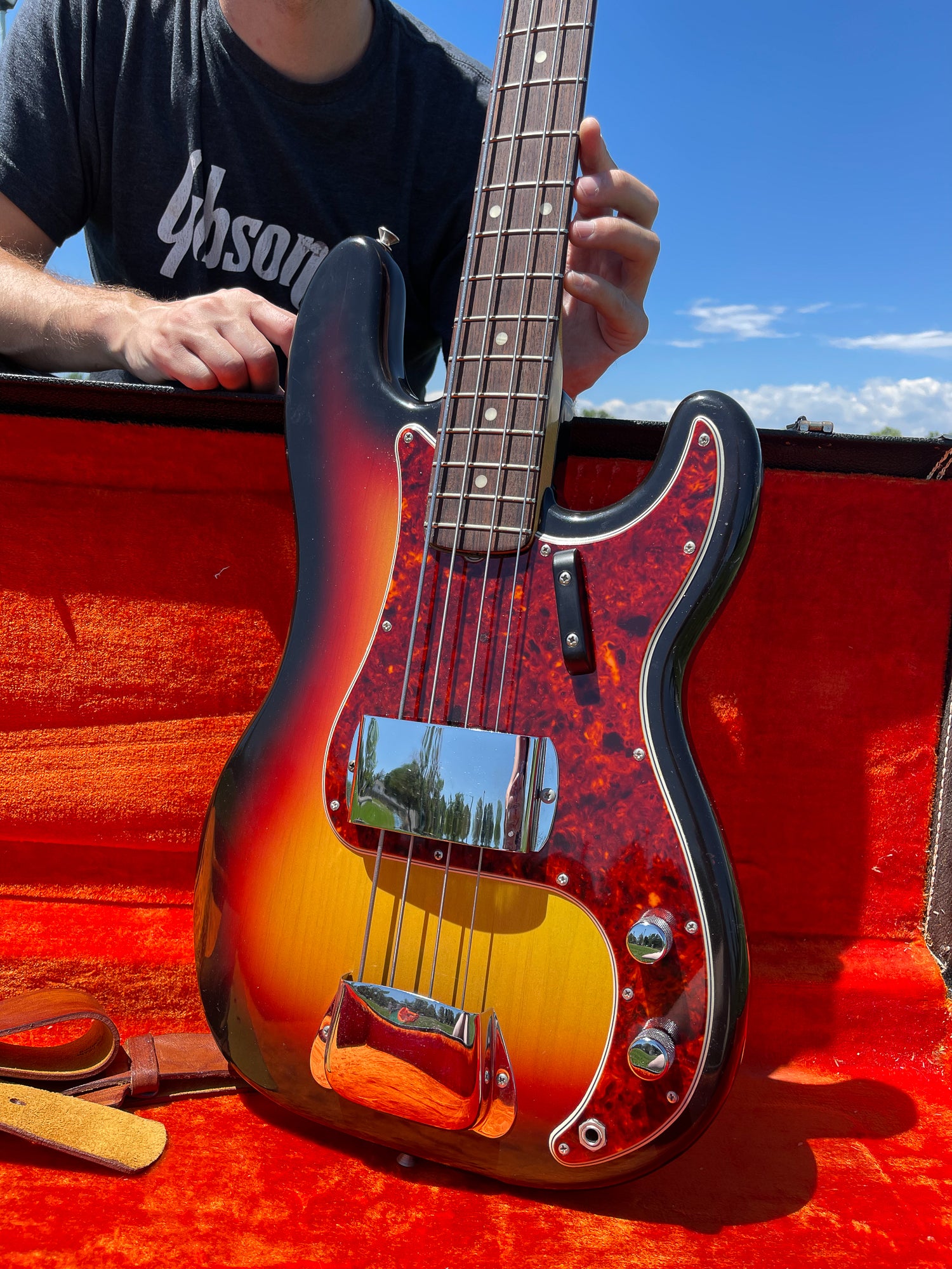 1966 Fender Precision Bass in a guitar collection