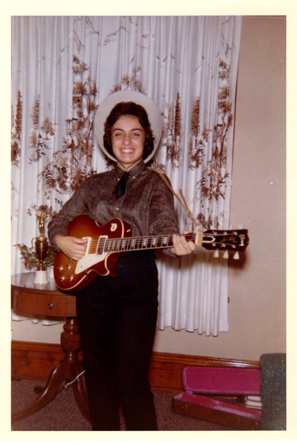 Gibson Les Paul guitar player 1960