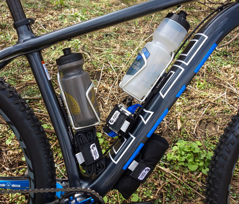 top tube water bottle mount