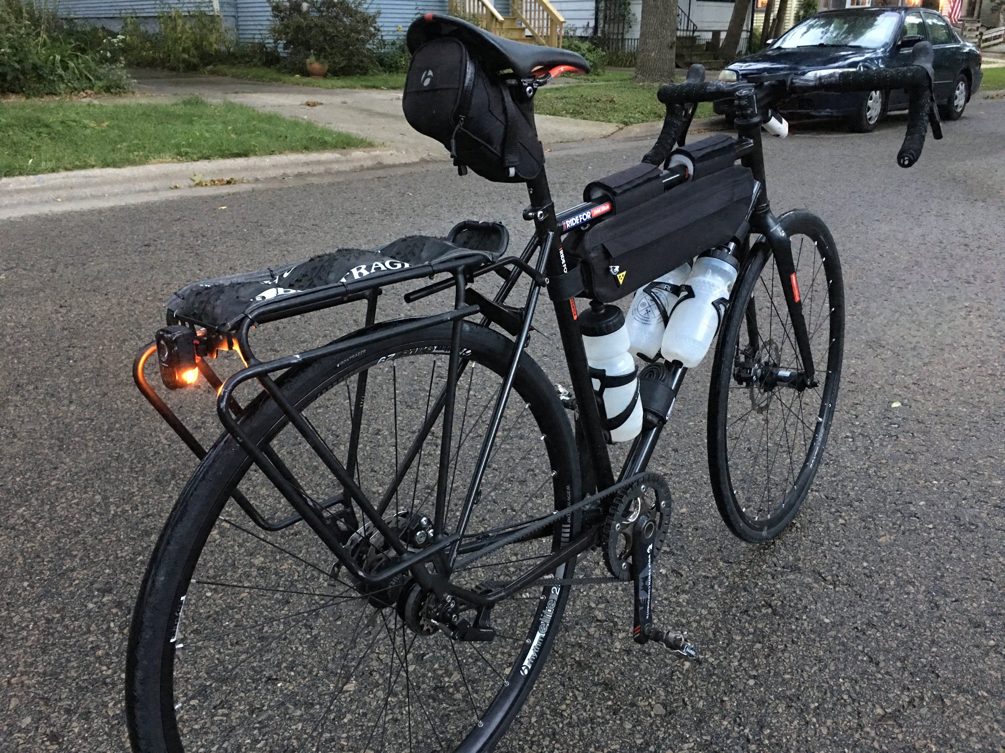 top tube bottle mount