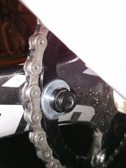 Hidden chainring bolt on SRAM Exogram cranks