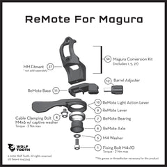 ReMote for Magura Brakes Diagram