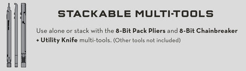 8-Bit system stackable multi-tools