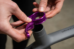 Installing Wolf Tooth QR Seatpost Clamp on bike