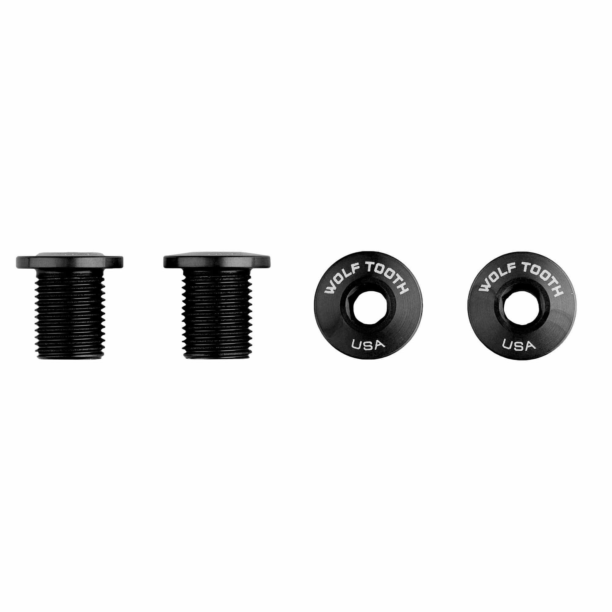 Set Of 4 Chainring Bolts For M8 Threaded Chainrings 10 Mm Long Wolf Tooth Components