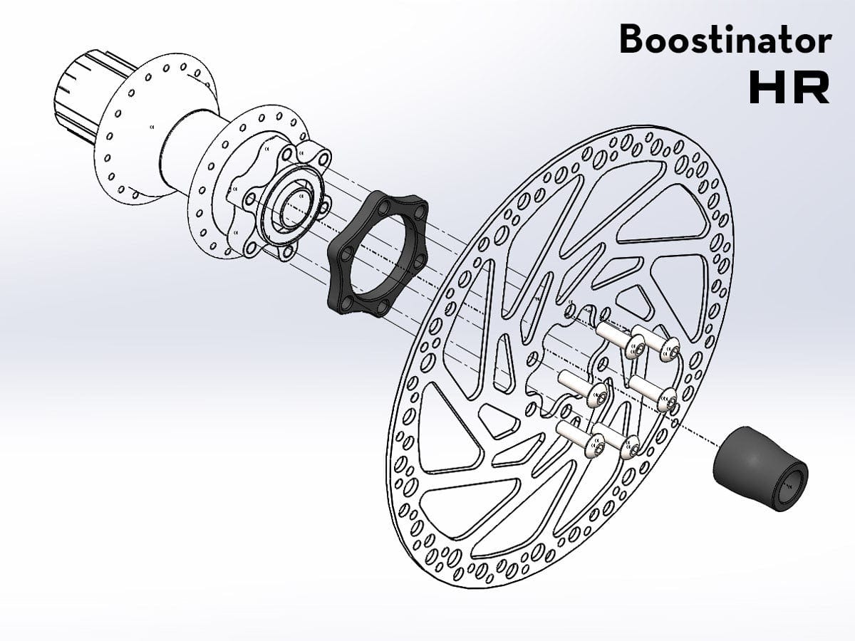 non boost wheel in boost fork