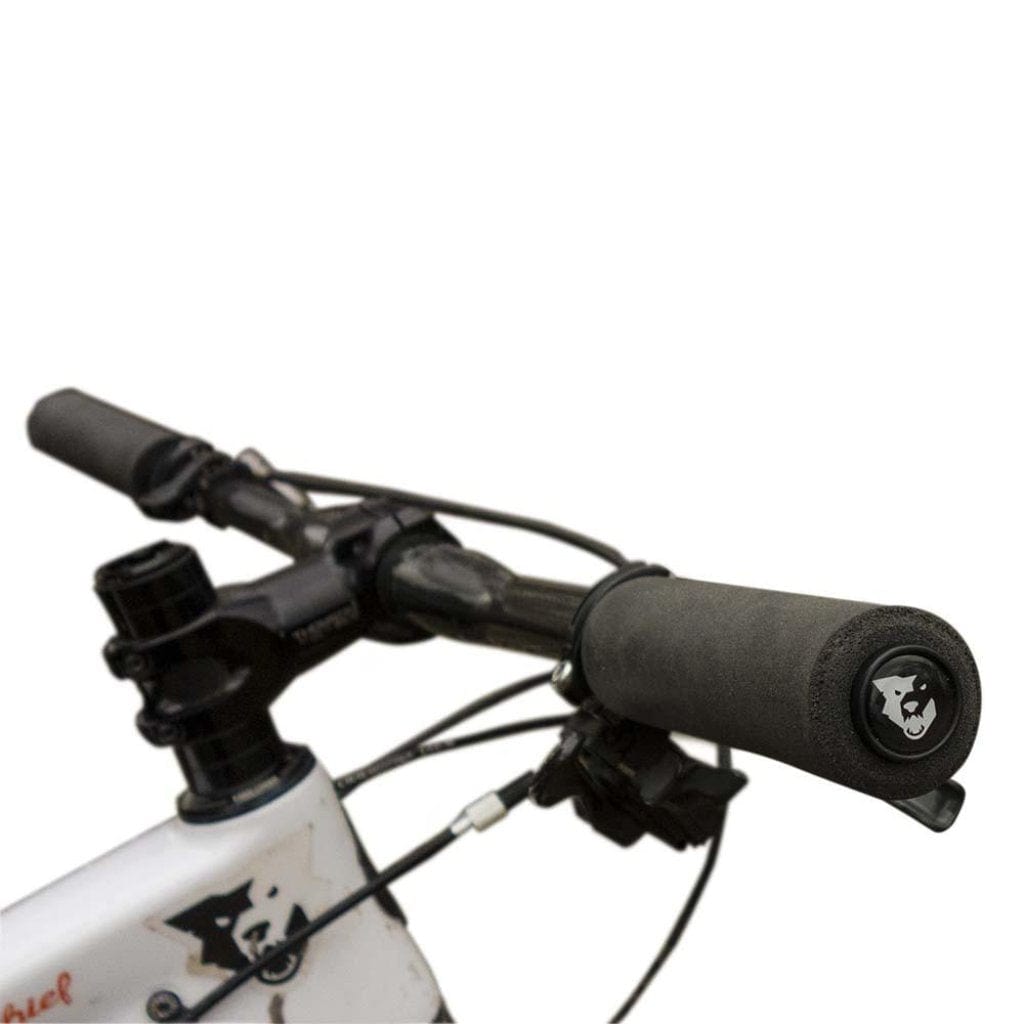 white mountain bike grips