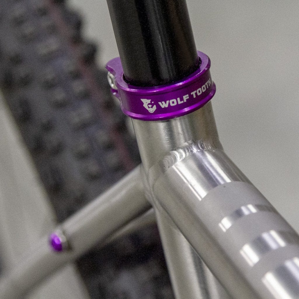 purple seat clamp