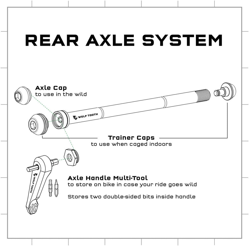 12mm thru axle rear wheel