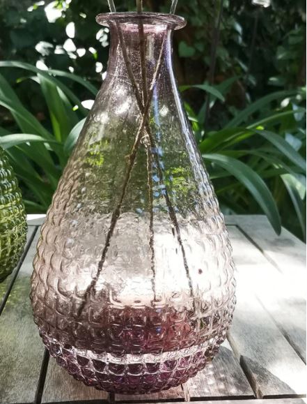 glass stem vases