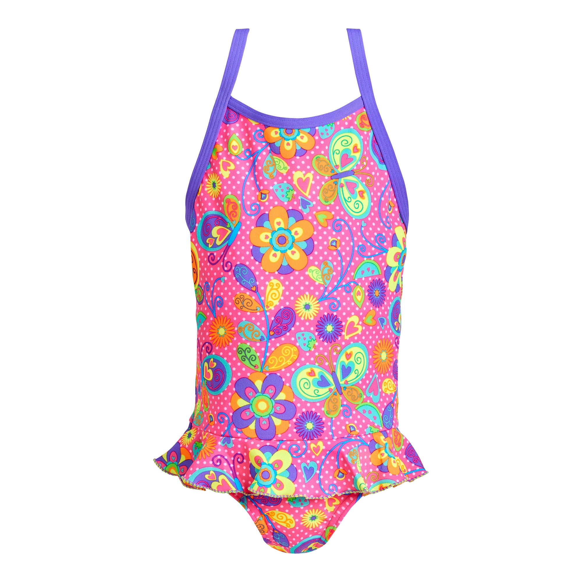 Funkita Toddler (1-7 ans) Belted Frill Gummy Bear - Maillot Fille