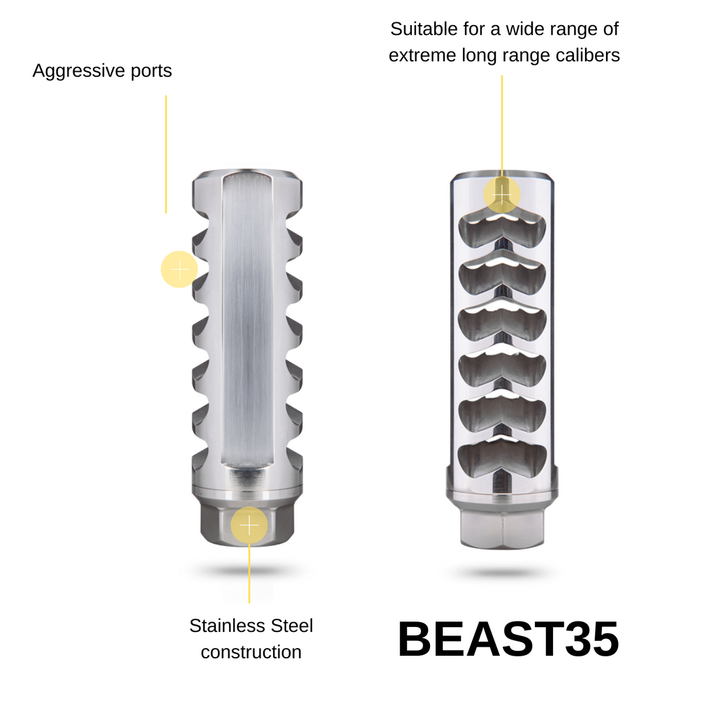 asr muzzle brake dimensions