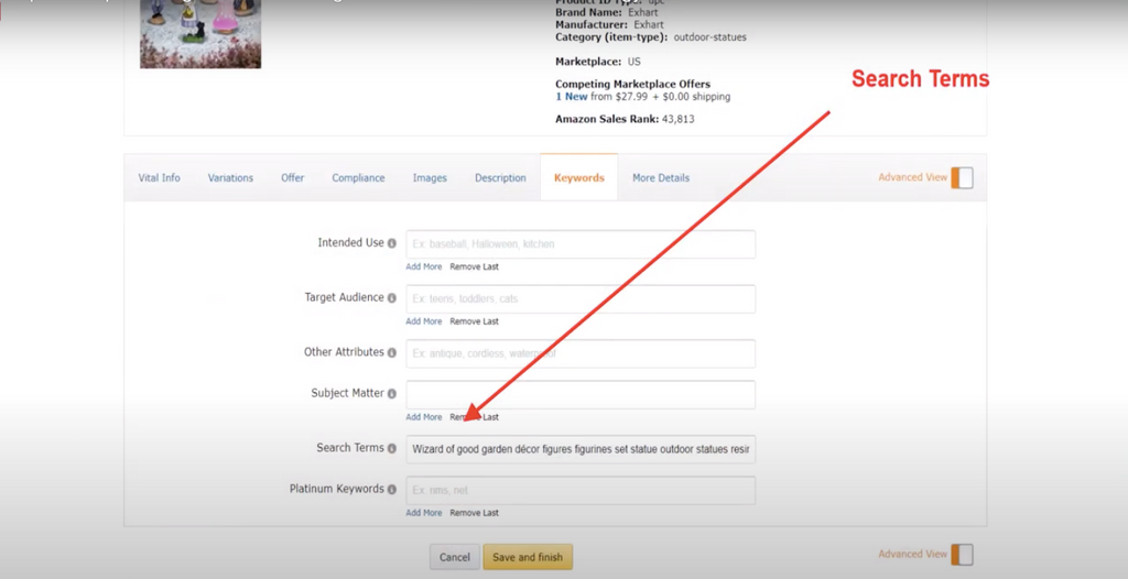 Optimize Amazon Product Listing 