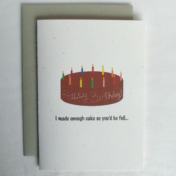 Cake Pun Congratulations Greeting Card: hand painted watercolor baking pun  card — Cafe Notes + Company