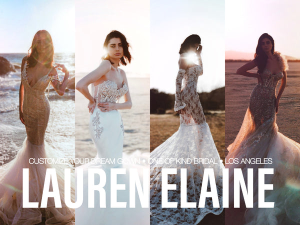 Customize your dream wedding dress with Lauren Elaine Bridal