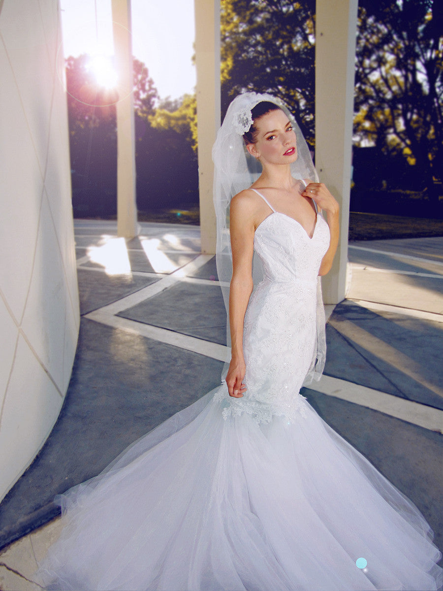 Anastasia by Lauren Elaine. Made in the USA. Glamorous vintage bridal gowns.