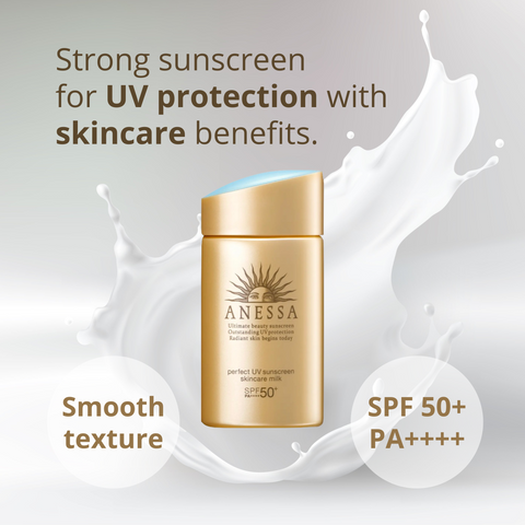 Anessa Perfect UV Sunscreen Skincare Milk Product Features and Benefits