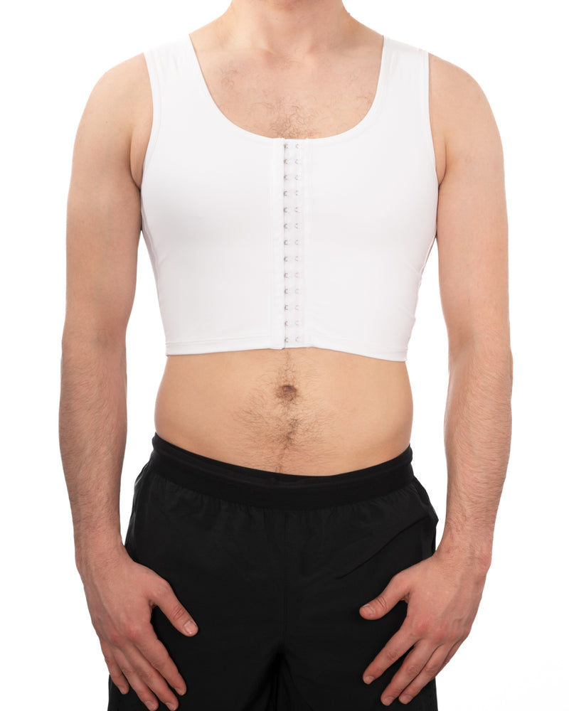 Post OP Gynecomastia Surgery Garment, Chest Compression Male Vest (S11 BG L)