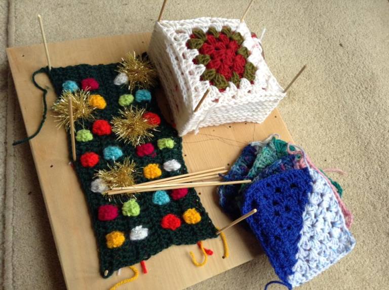 Crochet Blocking Knit Blocking Mats Wooden Handcrafted Knitting