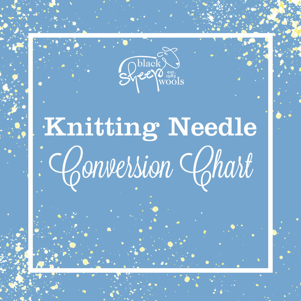Knitting Needle Size Conversion Chart
