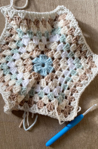 Crochet Hexagon cardigan