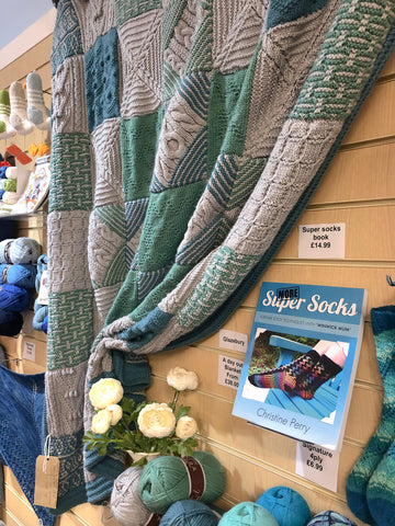 A Day Out Knit Along blanket by Sarah Hatton - Glazebury